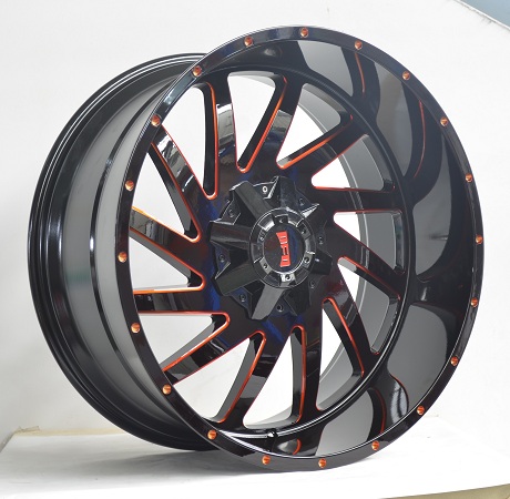 20-24 Inch Off Road Alloy Wheel Milling Spokes No-388