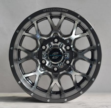 Black Machine Face 15-16 Inch SUV Car Wheel UFO-852