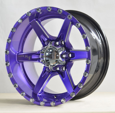 Nice Color Big Rivets and Caps SUV Alloy Wheels UFO-6001
