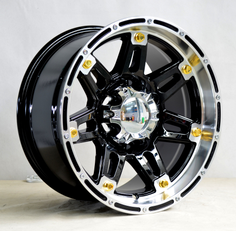 Big Center Cap 4X4 Alloy Wheel With Big Rivets UFO-LGS08