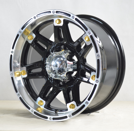 Big Center Cap 4X4 Alloy Wheel With Big Rivets UFO-LGS08