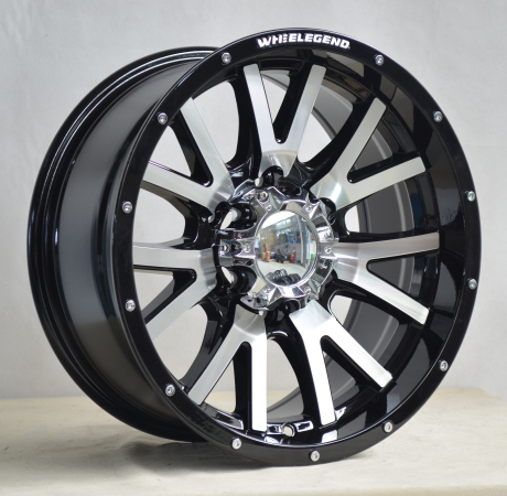 15-17 Inch Machine Face 4X4 Aftermarket Alloy Wheel UFO-LGS12