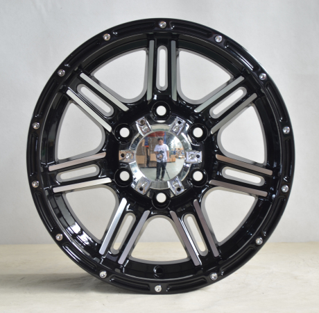 4X4 Alloy Wheel Seven Spokes with Rivets UFO-LGS14