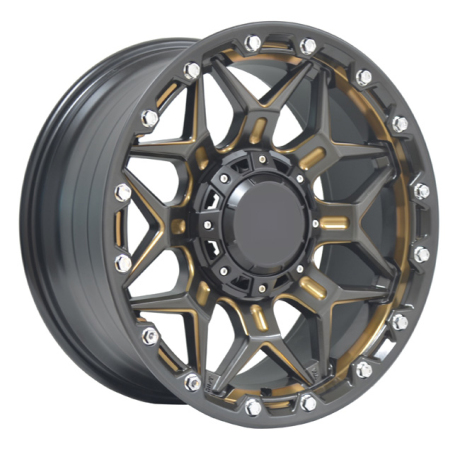 Size 16 Inch To 20 Inch New Design Aftermarket Alloy Wheel With Rivets UFO-1068