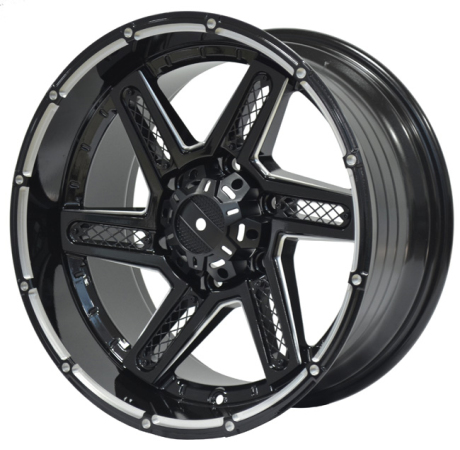 New Design 17 Inch Aftermarket 4X4 Alloy Wheel With Mesh Spokes UFO-6039