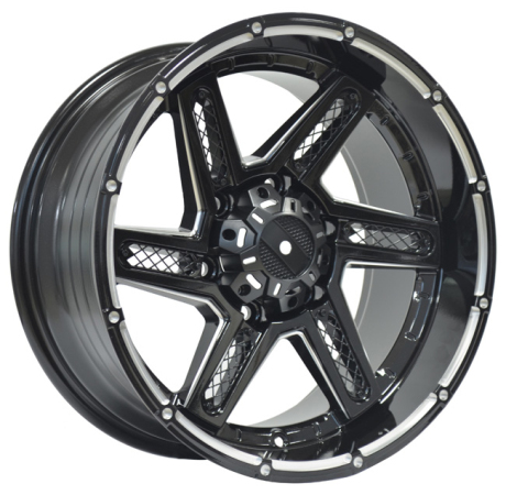 New Design 17 Inch Aftermarket 4X4 Alloy Wheel With Mesh Spokes UFO-6039