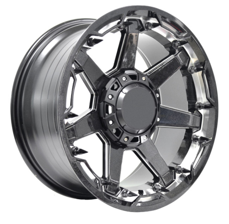Seven Wide Spoke New Design 4X4 Alloy Wheel With Big Cap UFO-773