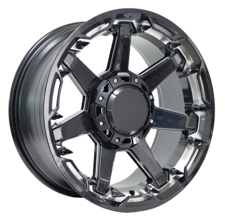 Seven Wide Spoke New Design 4X4 Alloy Wheel With Big Cap UFO-773