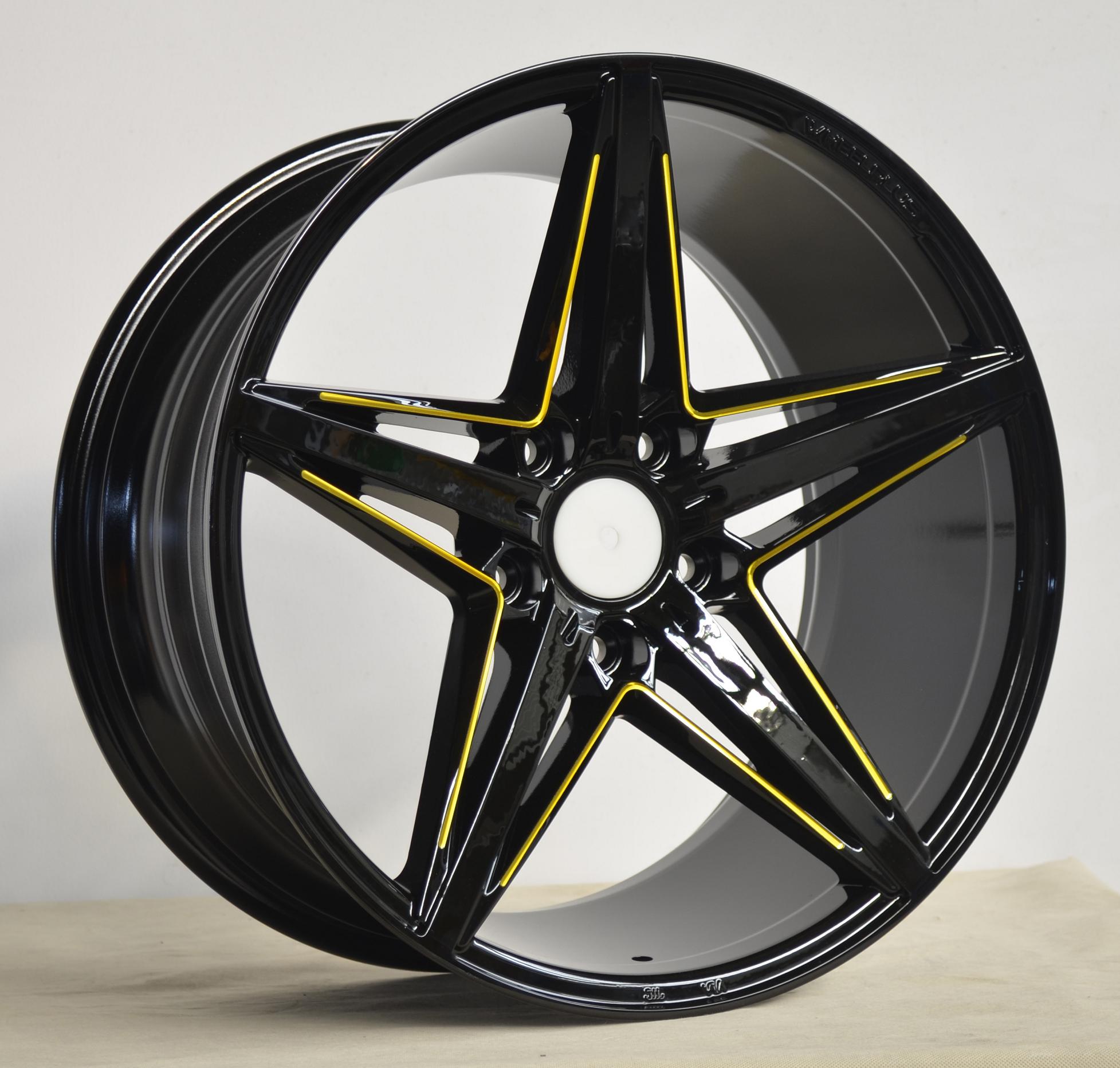 18Inch Aftermarket Passenger Alloy Wheel Machine Face in Five Spokes UFO-5047