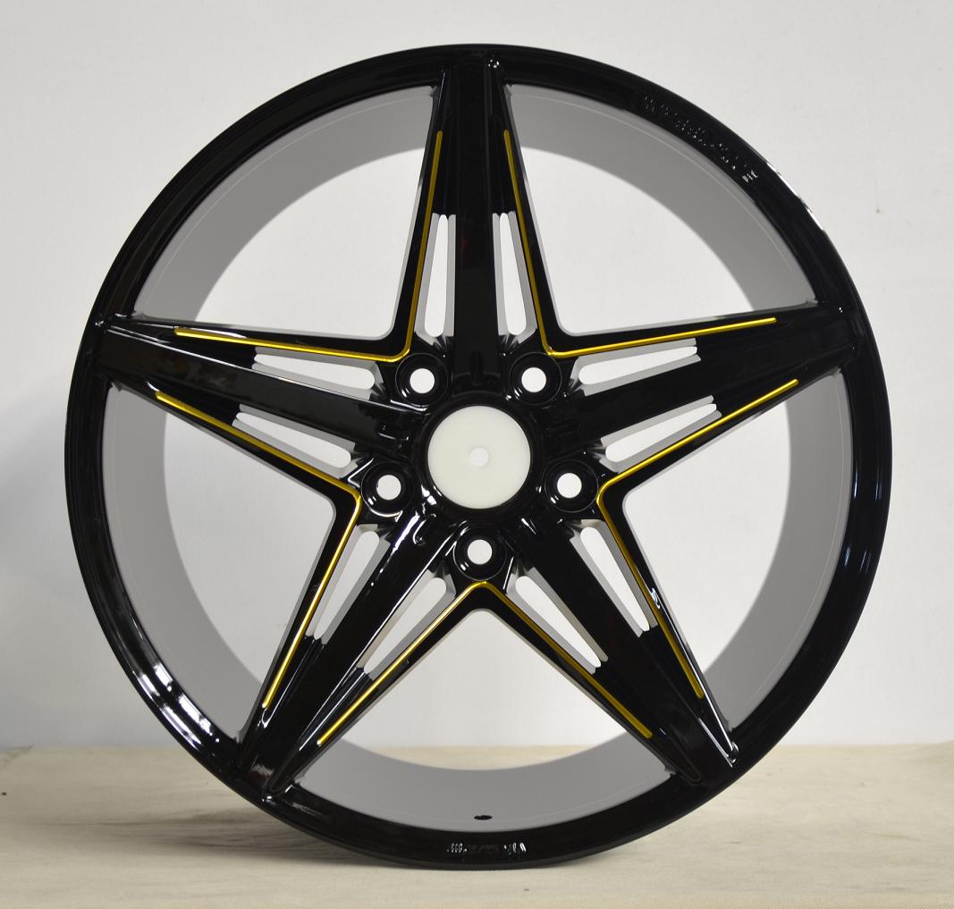 18Inch Aftermarket Passenger Alloy Wheel Machine Face in Five Spokes UFO-5047