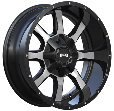 Deep Lip Alloy Wheels With Large Cap And Rivets UFO-861