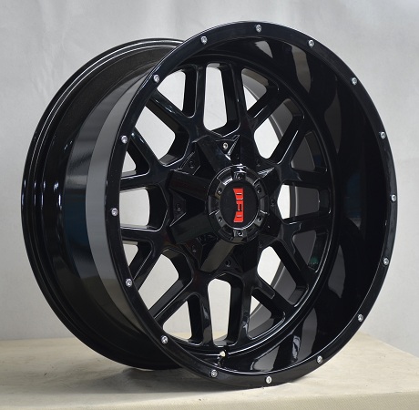 Black Color Milling Window Net Spokes Alloy Wheels No-863