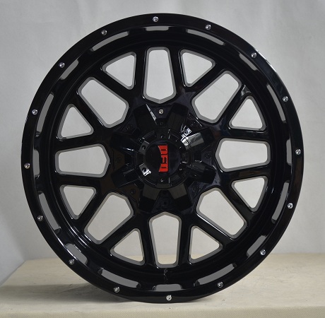 Black Color Milling Window Net Spokes Alloy Wheels No-863