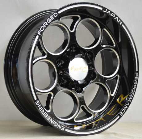 16 Inch Round Face Design Nice Stripe Line SUV Alloy Wheels UFO-6005