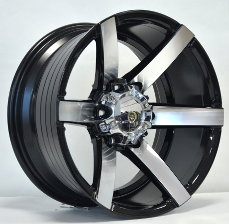 16 Inch Machine Face 4X4 Alloy Wheel With Rivets UFO-6031