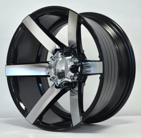 16 Inch Machine Face 4X4 Alloy Wheel With Rivets UFO-6031