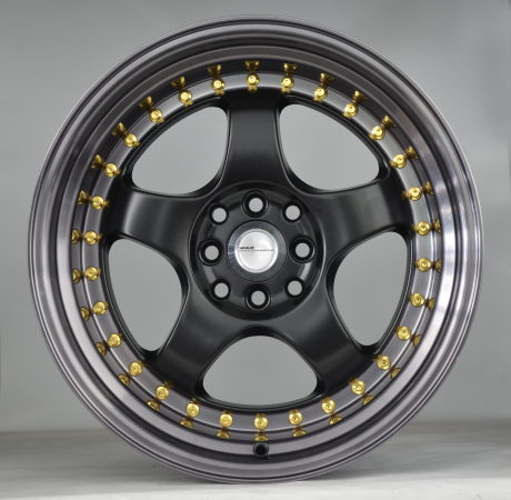 Aftermarket Alloy Wheel With Black Machine Face UFO-LG31