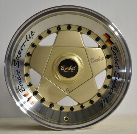 Aftermarket Alloy Wheels With Rivets And One Step Lip Big Caps UFO-5029